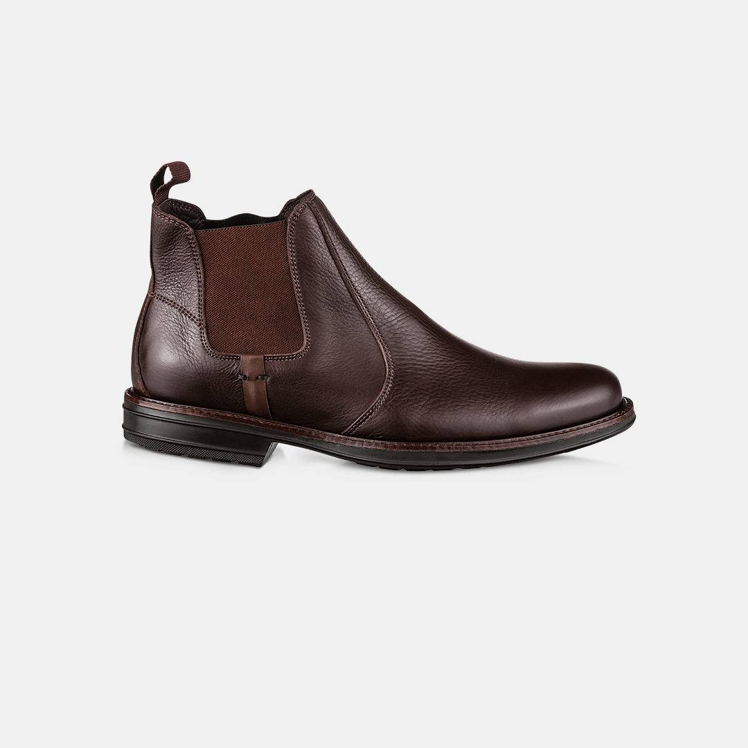 Bota Masculina Elástico Café - Ferri São Paulo