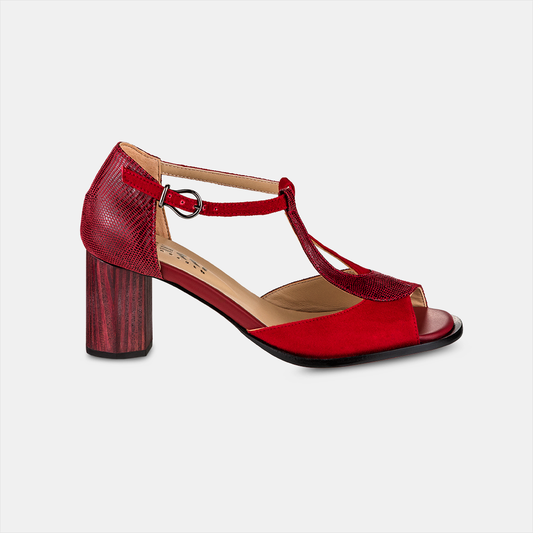 Sandália Salto Alto Florença Red