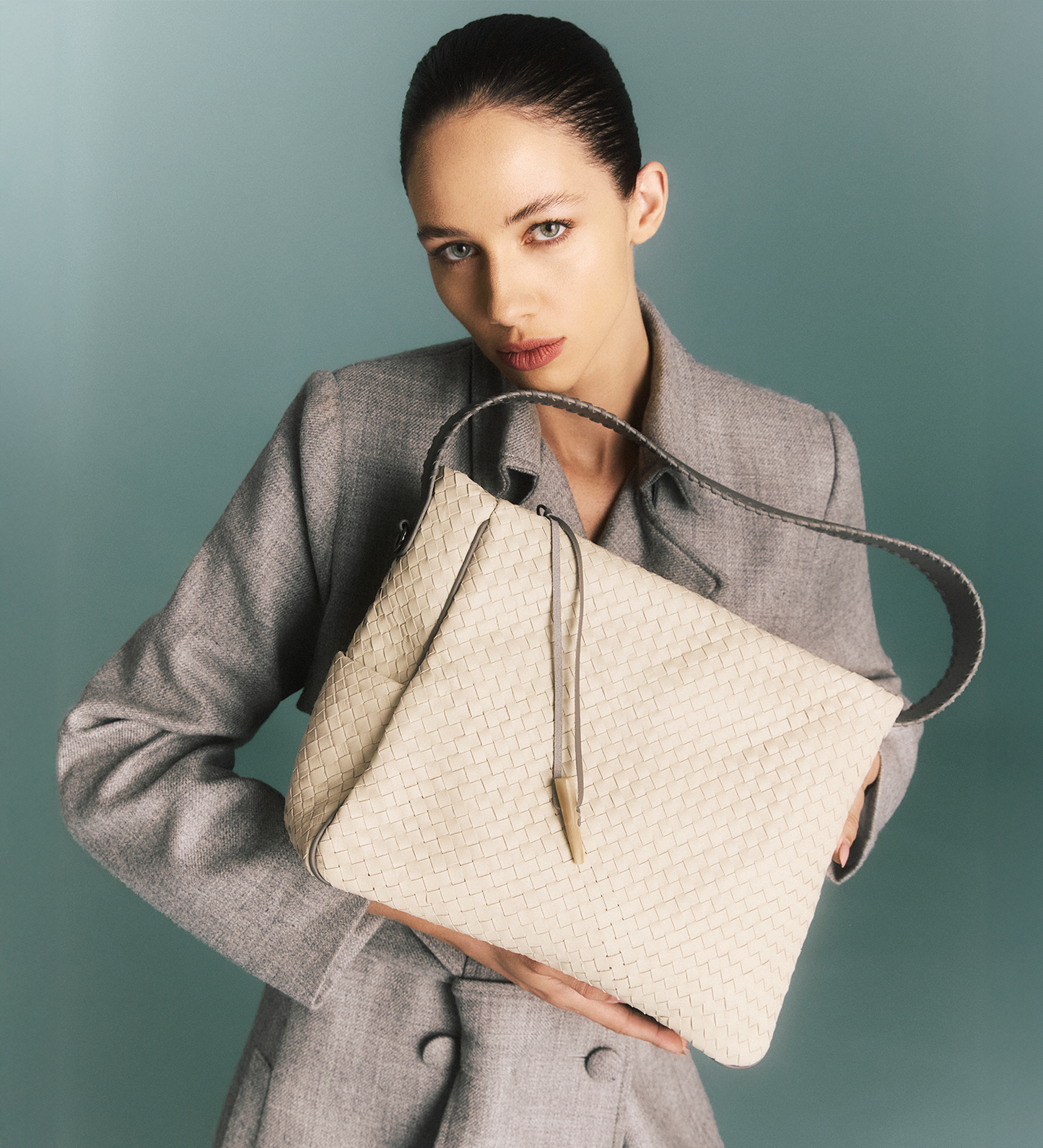 Bolsa Regina Tressê Cinza