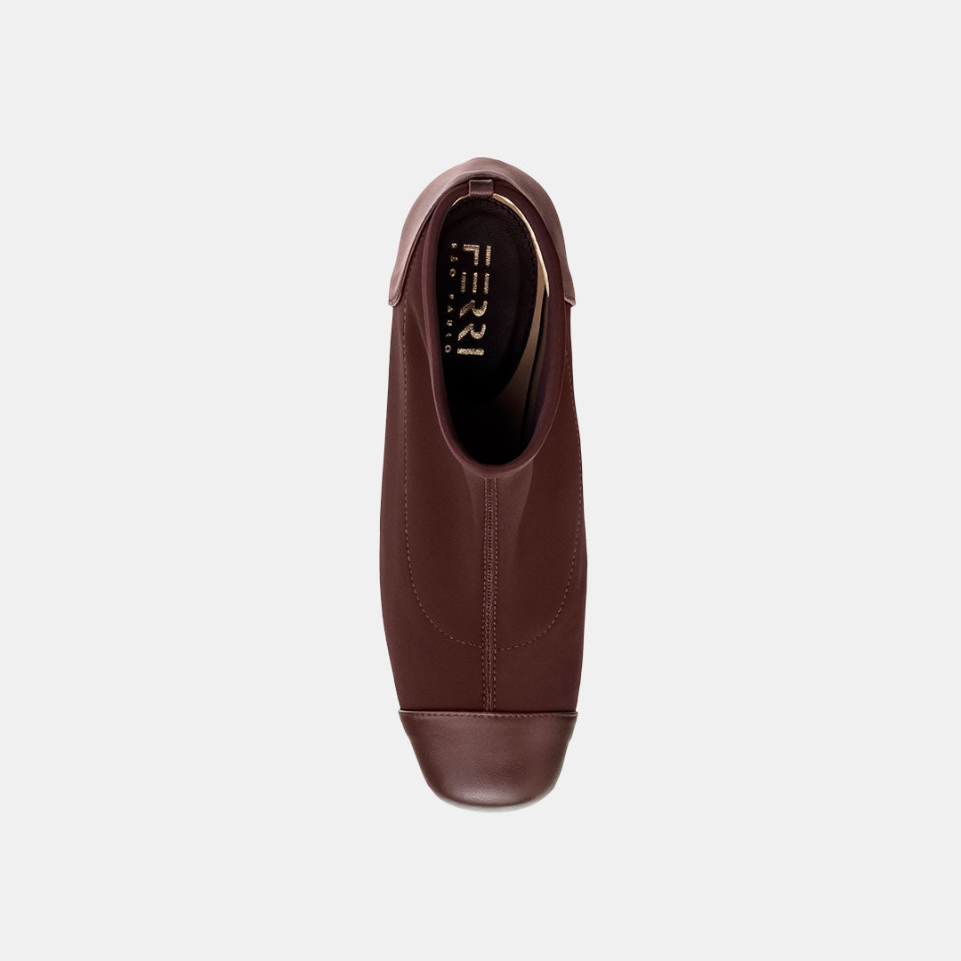Bota Elastano Cano Baixo Café