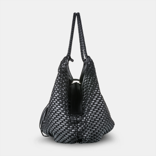 bolsa feminina em tresse de couro