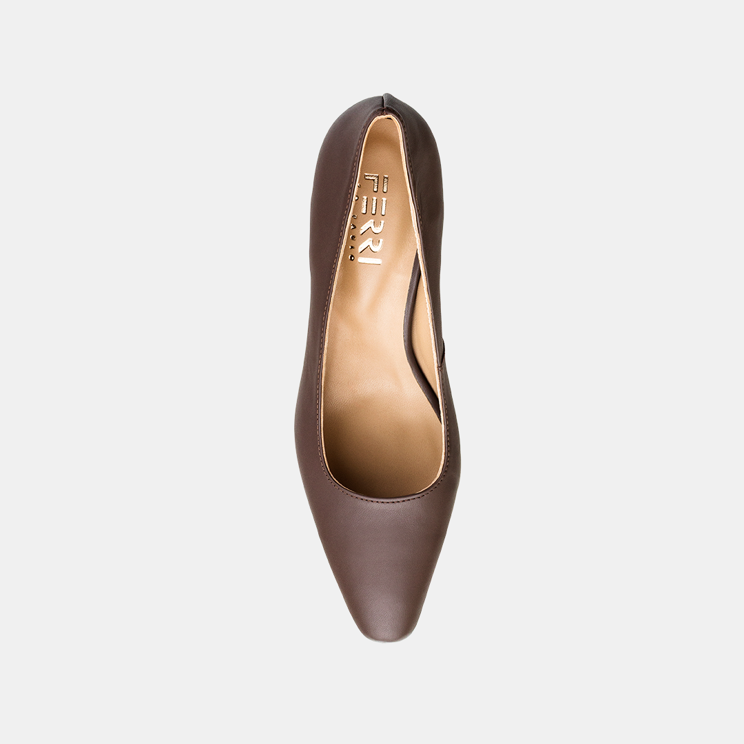 Scarpin Bico Fino Salto Acrílico