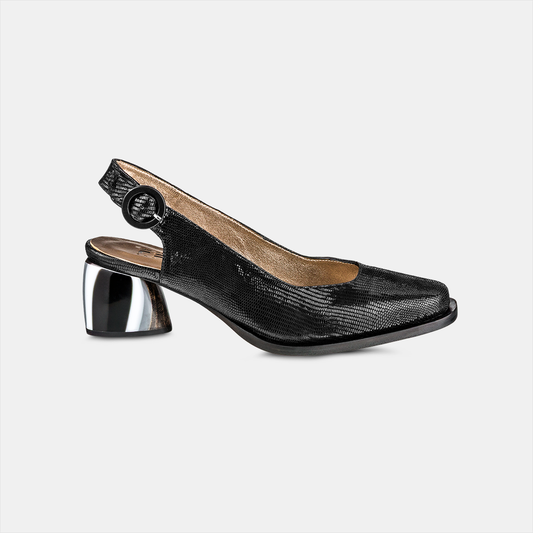 Sling Back Salto Acrílico