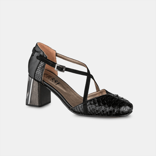 Scarpin Python Salto Acrílico - Ferri São Paulo