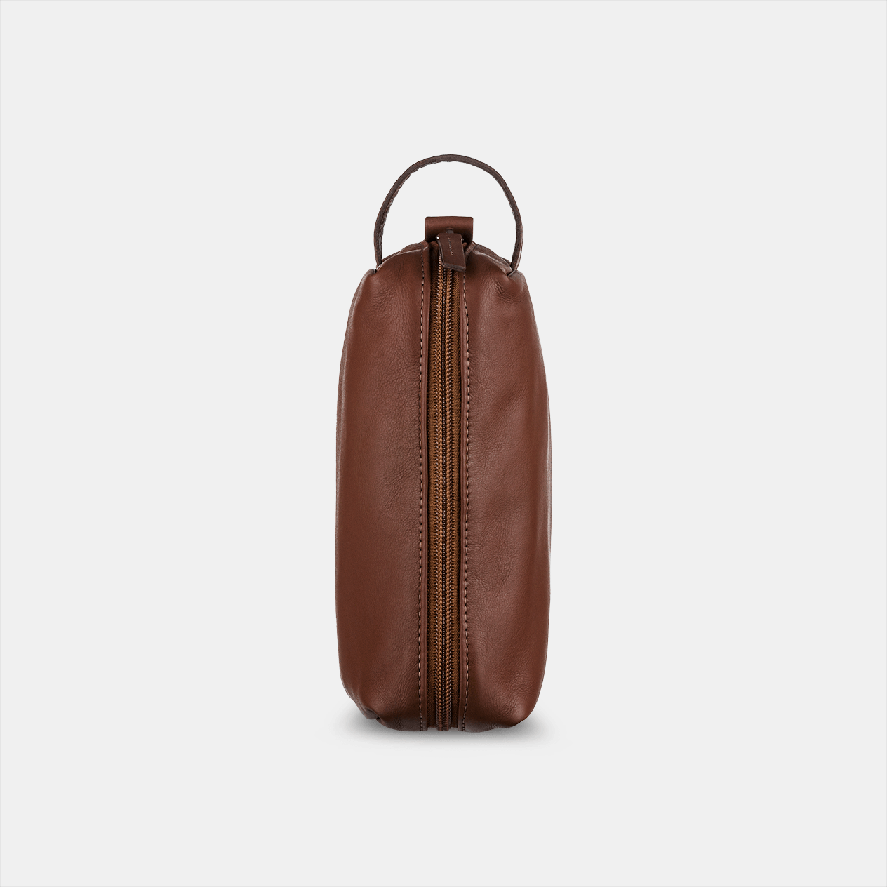 Necessaire Alça Couro Camel - Ferri São Paulo