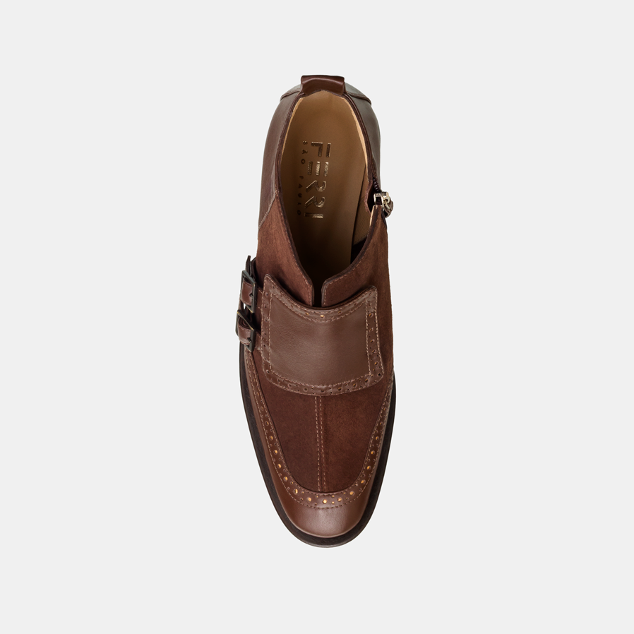 Bota Camurça Cano Baixo