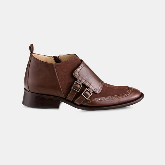 Bota Camurça Cano Baixo