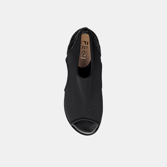 Sandália Rasteira Elastano Black