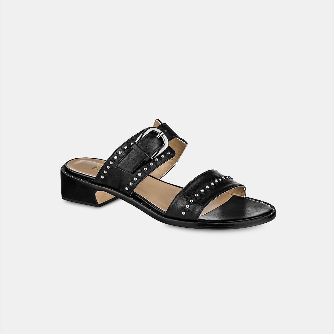 Sandália Tachas Black