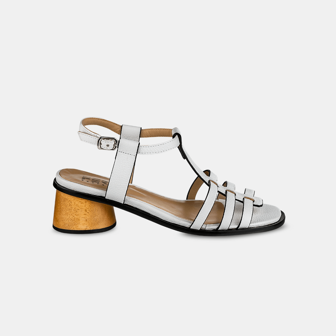 Sandália Tiras Off White - Ferri São Paulo