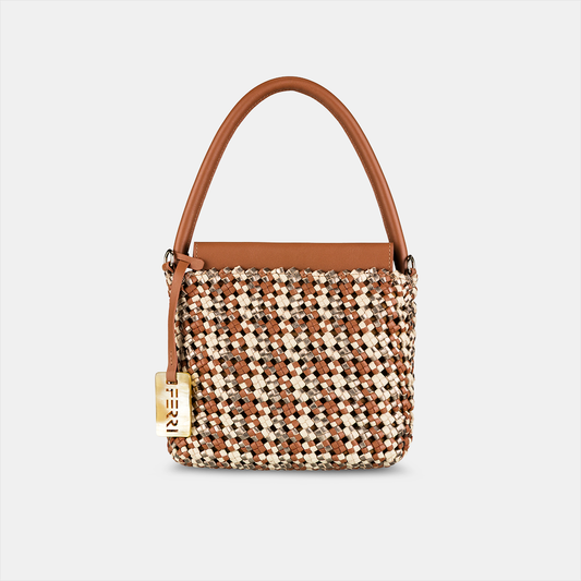 Bolsa Flora Tressê Tricolor