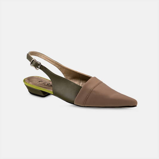 Sling Back Porto Fino Musgo