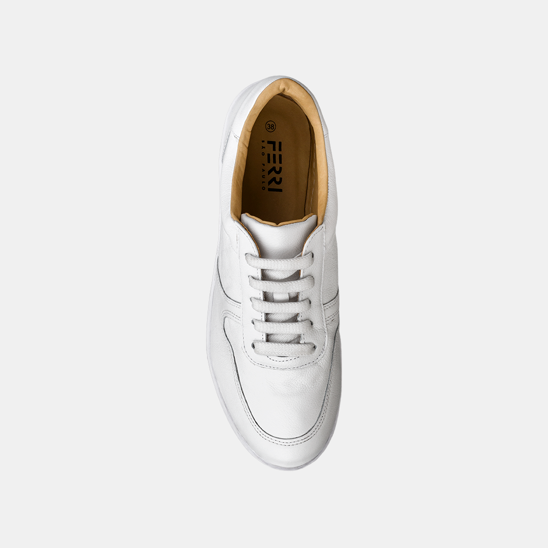 Tênis Couro White