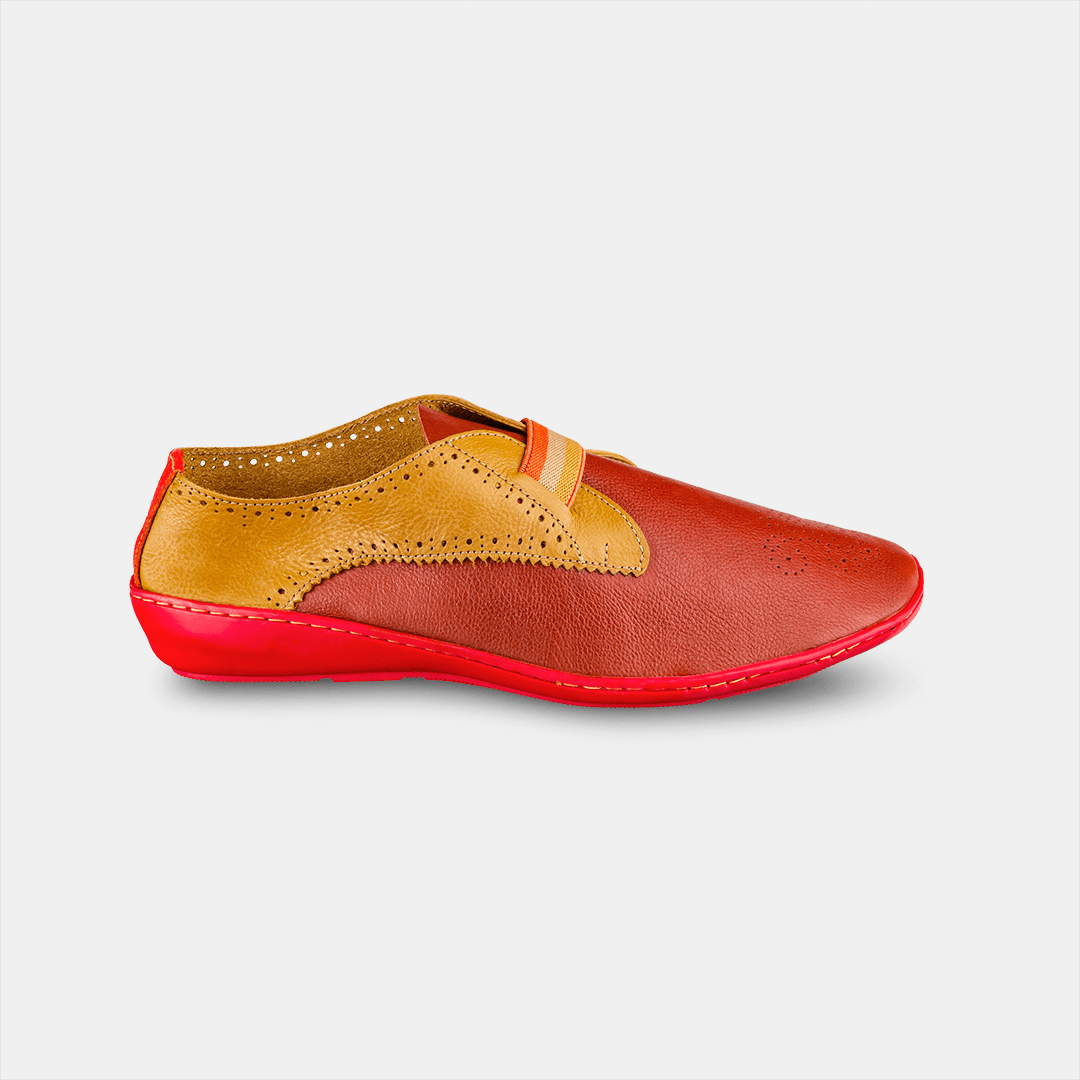 Tênis Soft Bicolor Terracota