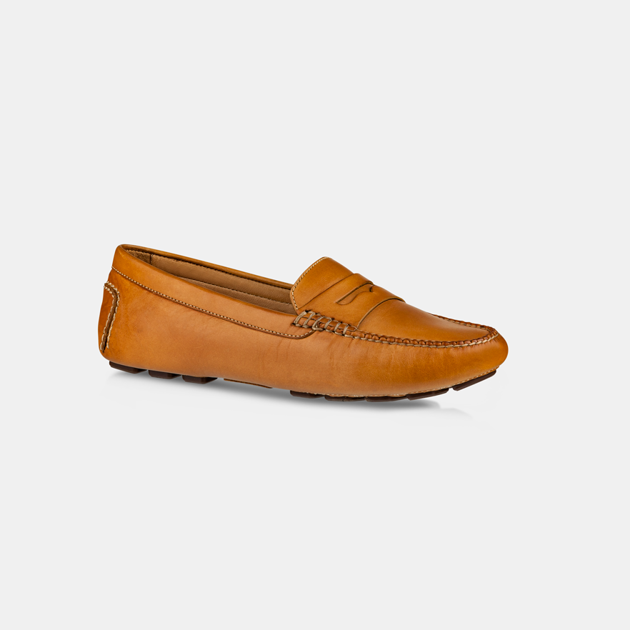 Mocassim Feminino Camel