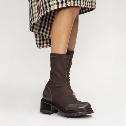 Bota Tratorada Elastano Brown