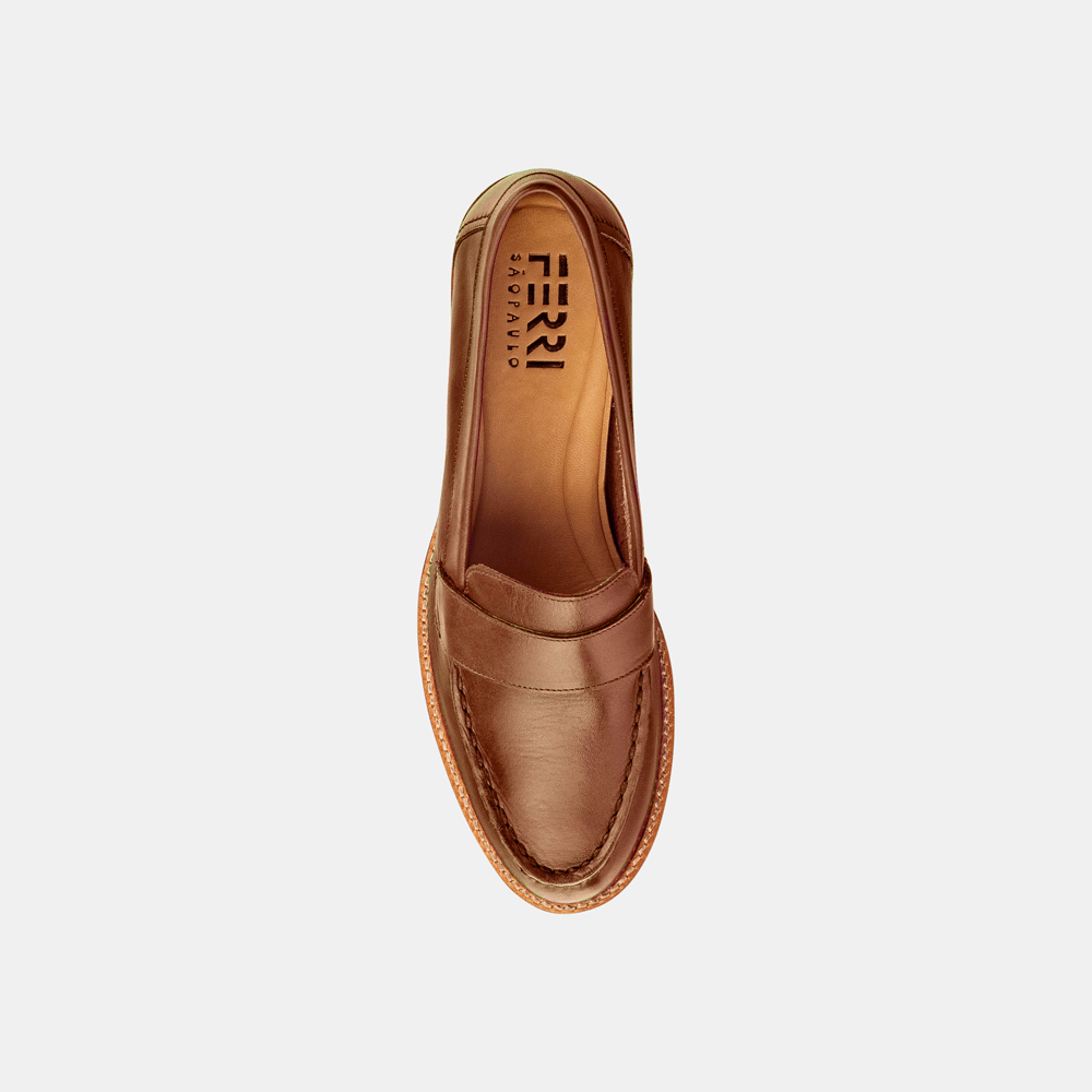 Mocassim Tratorado Caramelo - Ferri São Paulo