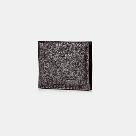 Carteira Masculina Couro Café - Ferri São Paulo