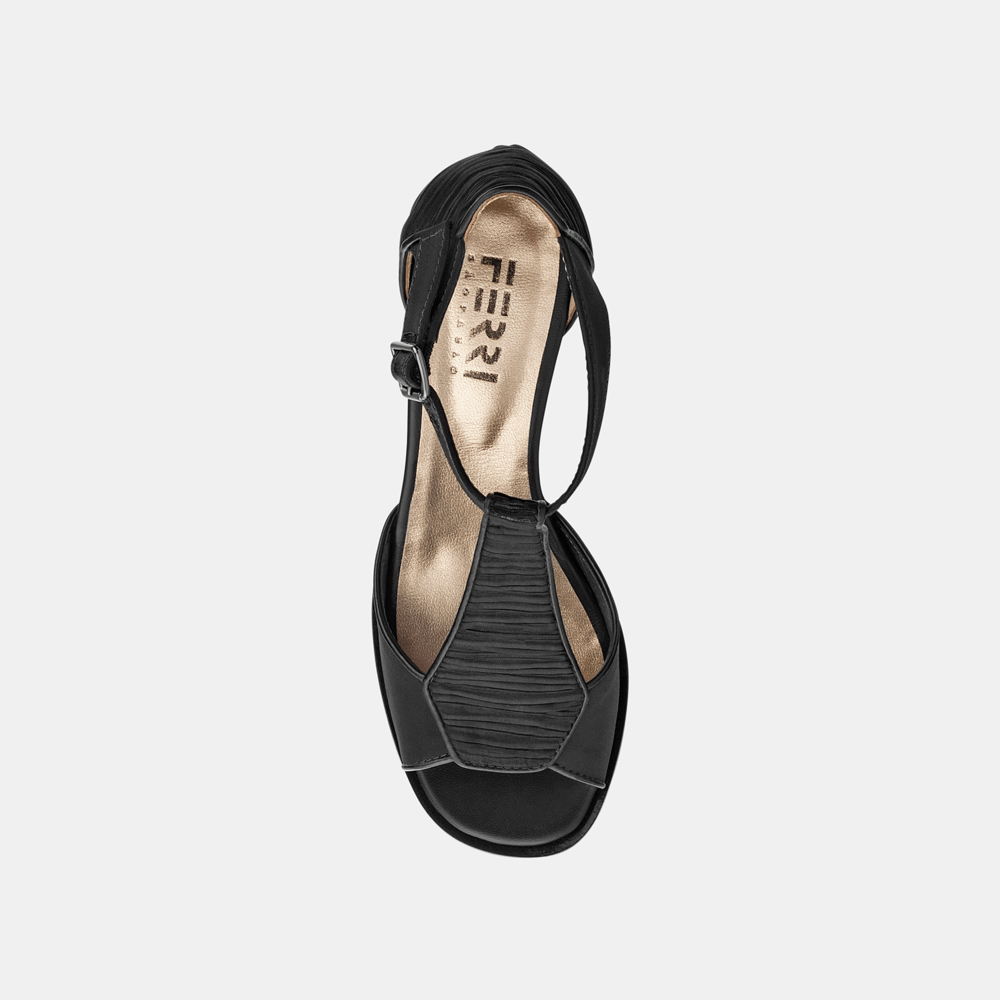 Sandália Cetim Salto Espelho - Ferri São Paulo