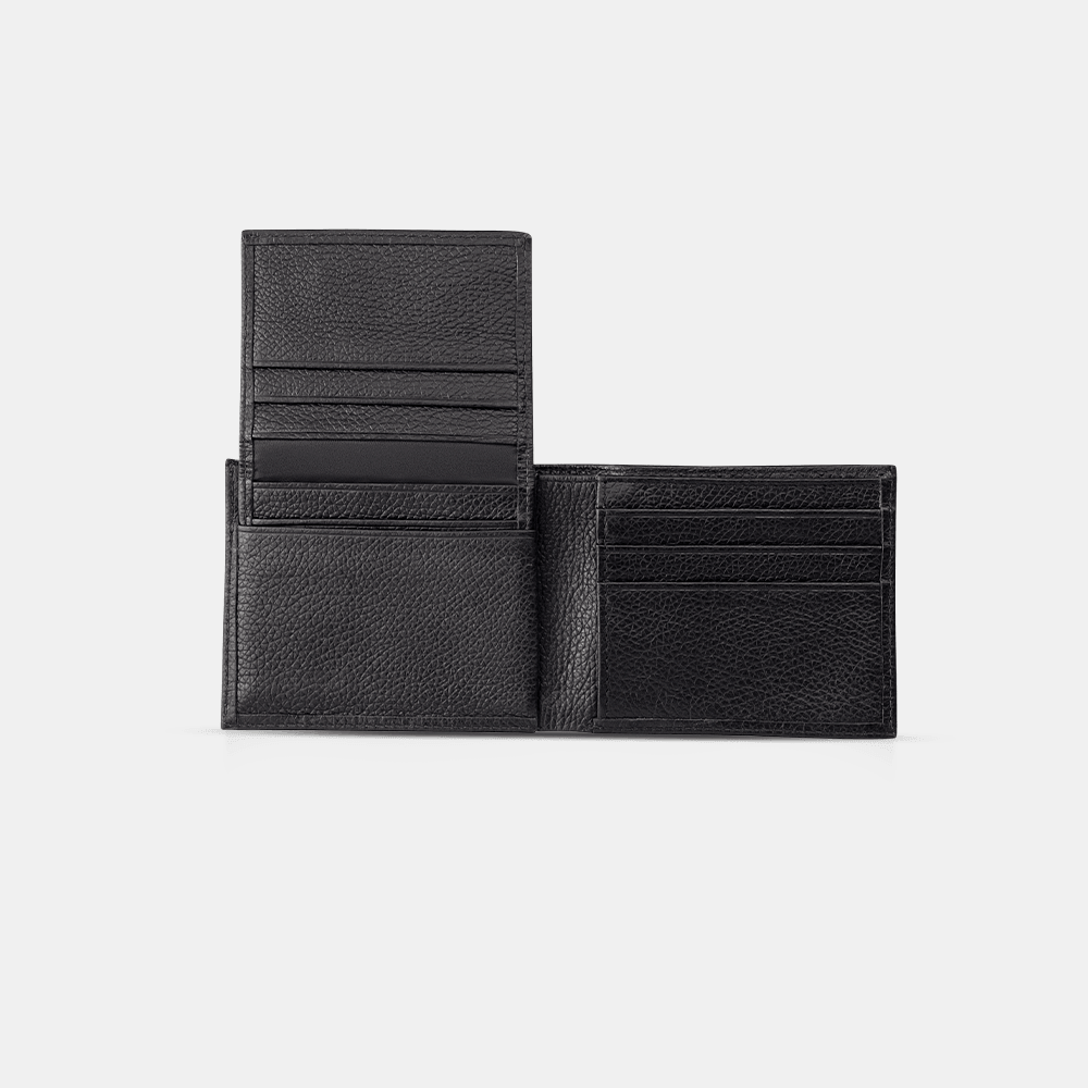 Carteira Masculina Couro Preta - Ferri São Paulo