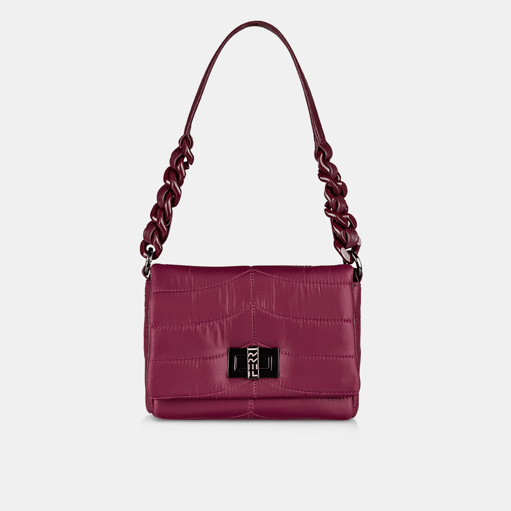 Bolsa Bariloche Matelassada Mini Vinho - Ferri São Paulo