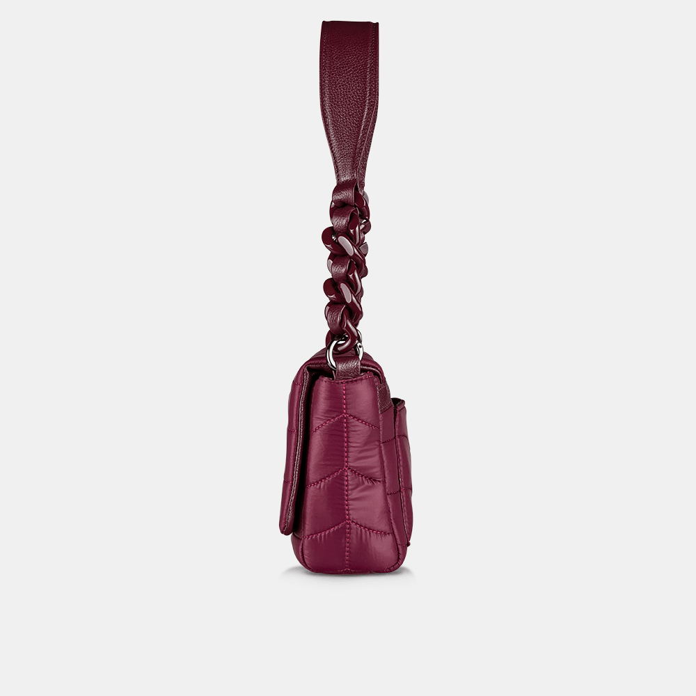 Bolsa Bariloche Matelassada Mini Vinho - Ferri São Paulo