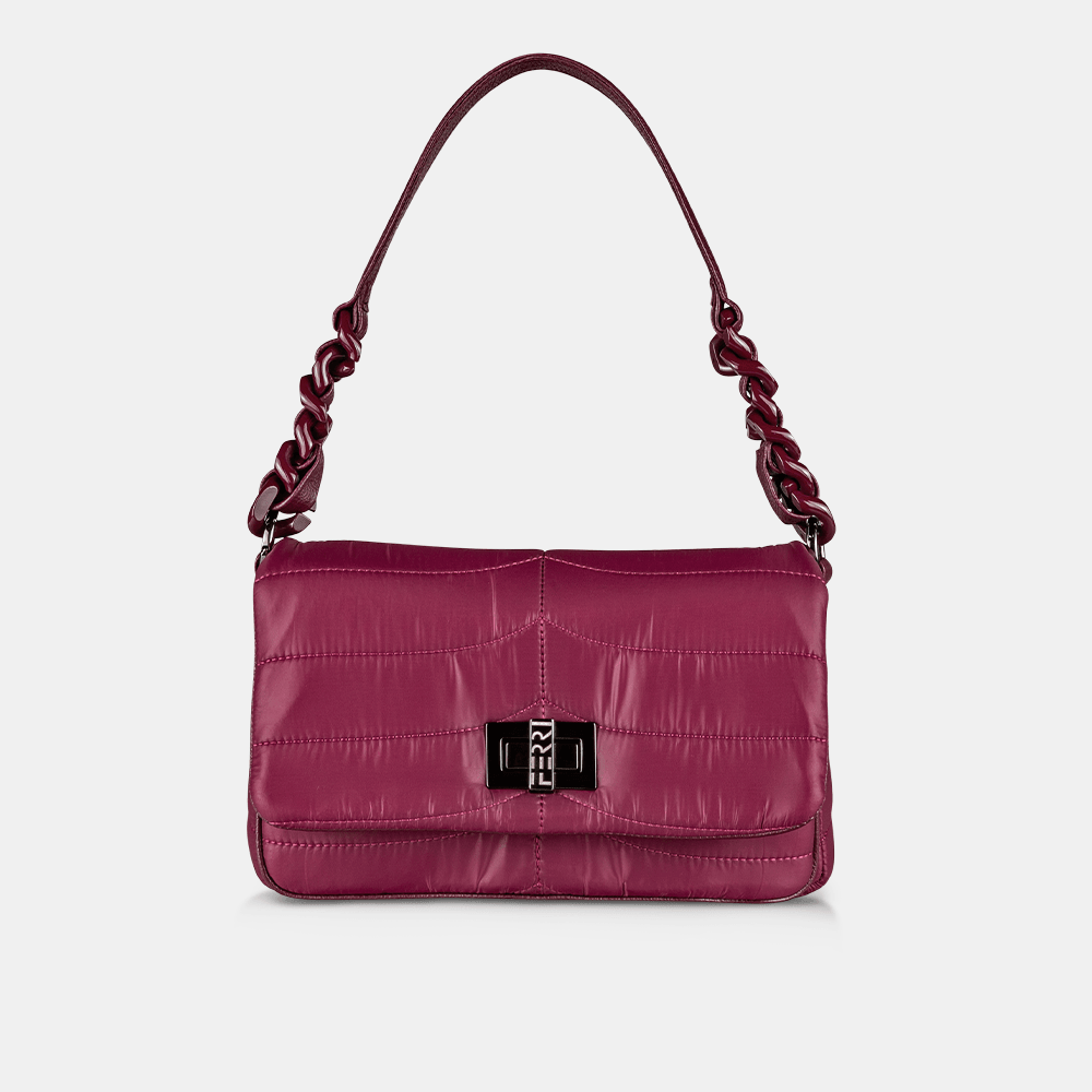 Bolsa Bariloche Matelassada Vinho - Ferri São Paulo