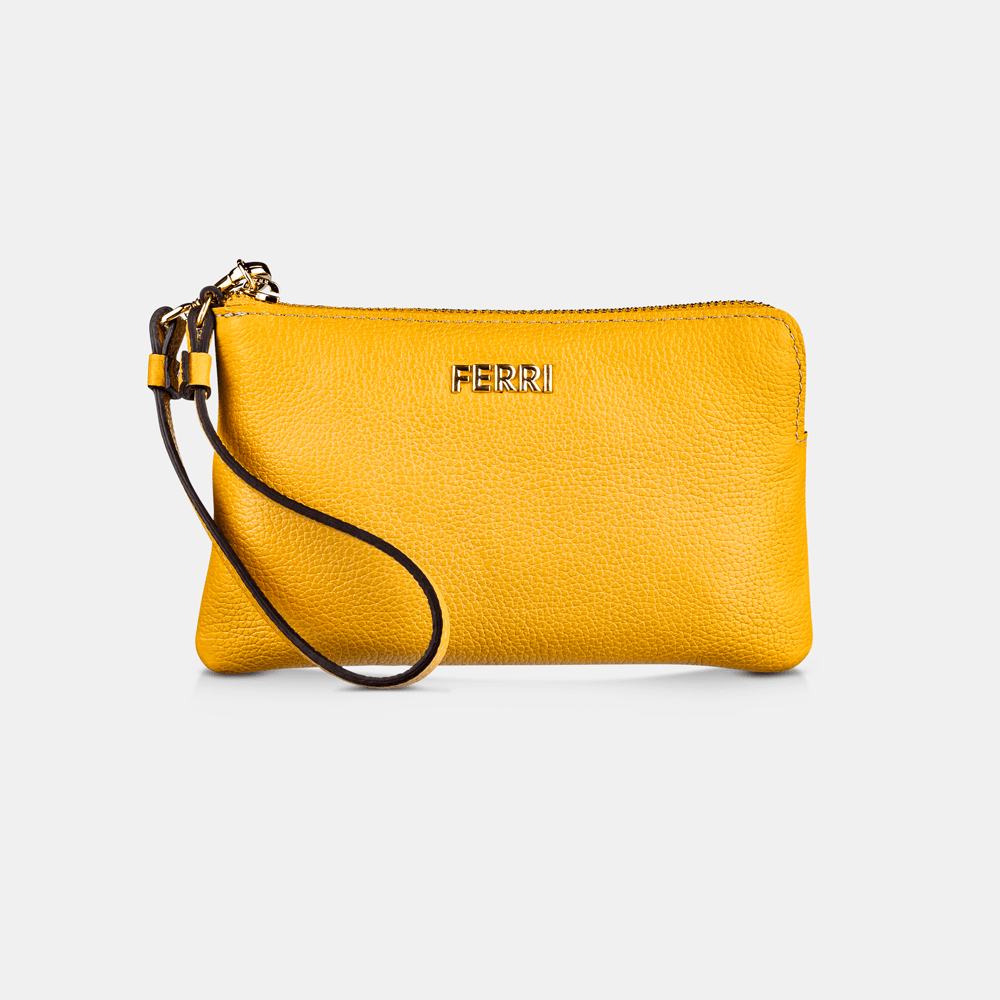 Mini Bag Couro Mostarda - Ferri São Paulo