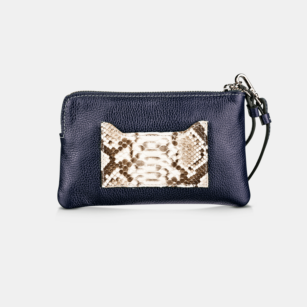 Mini Bag Couro Azul - Ferri São Paulo