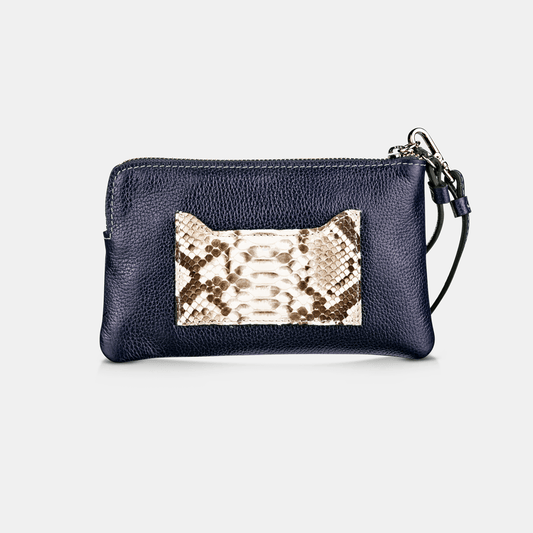 Mini Bag Couro Azul - Ferri São Paulo