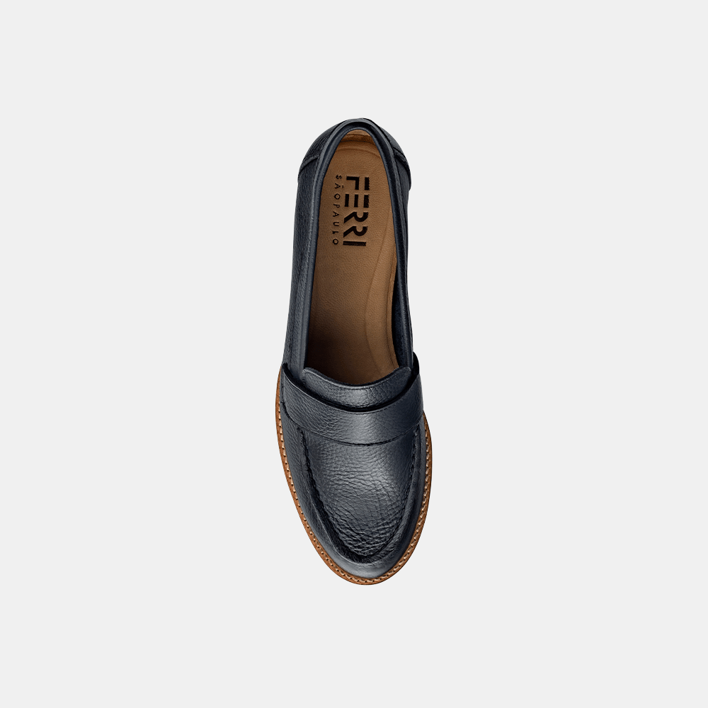 Mocassim Tratorado Marinho - Ferri São Paulo