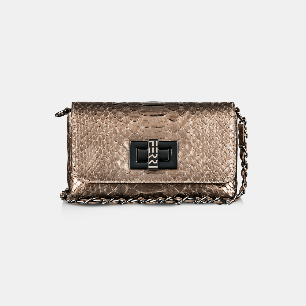 Mini Bag Python Metalizado - Ferri São Paulo