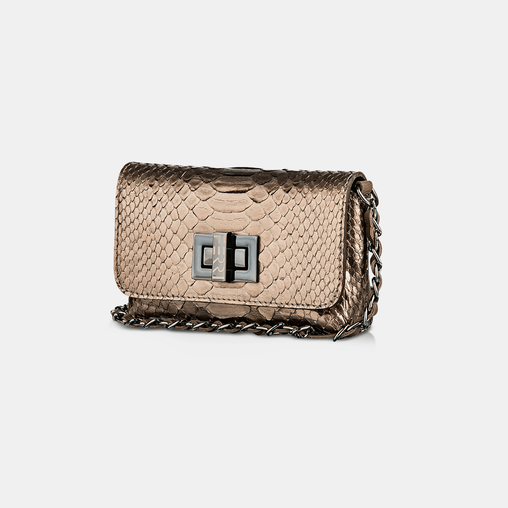 Mini Bag Python Metalizado - Ferri São Paulo