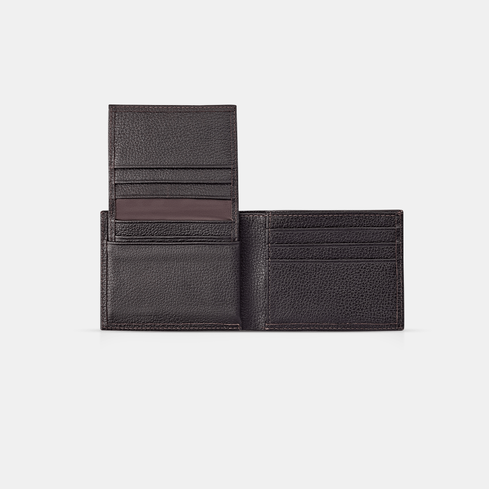 Carteira Masculina Couro Café - Ferri São Paulo