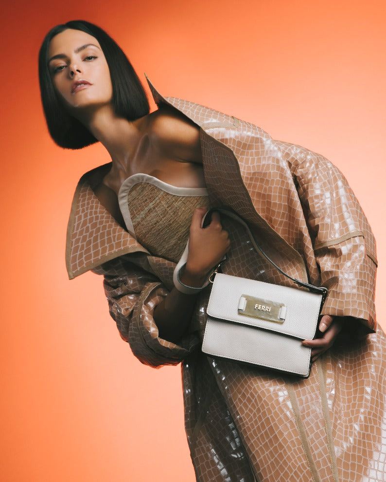 Bolsa Marina Bege - Ferri São Paulo