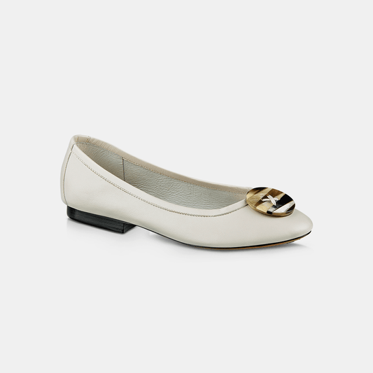 Sapatilha Botão Off White - Ferri São Paulo