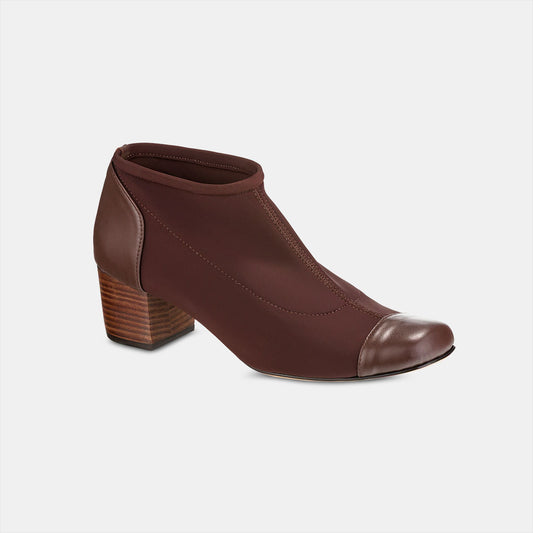 Bota Elastano Cano Baixo Café
