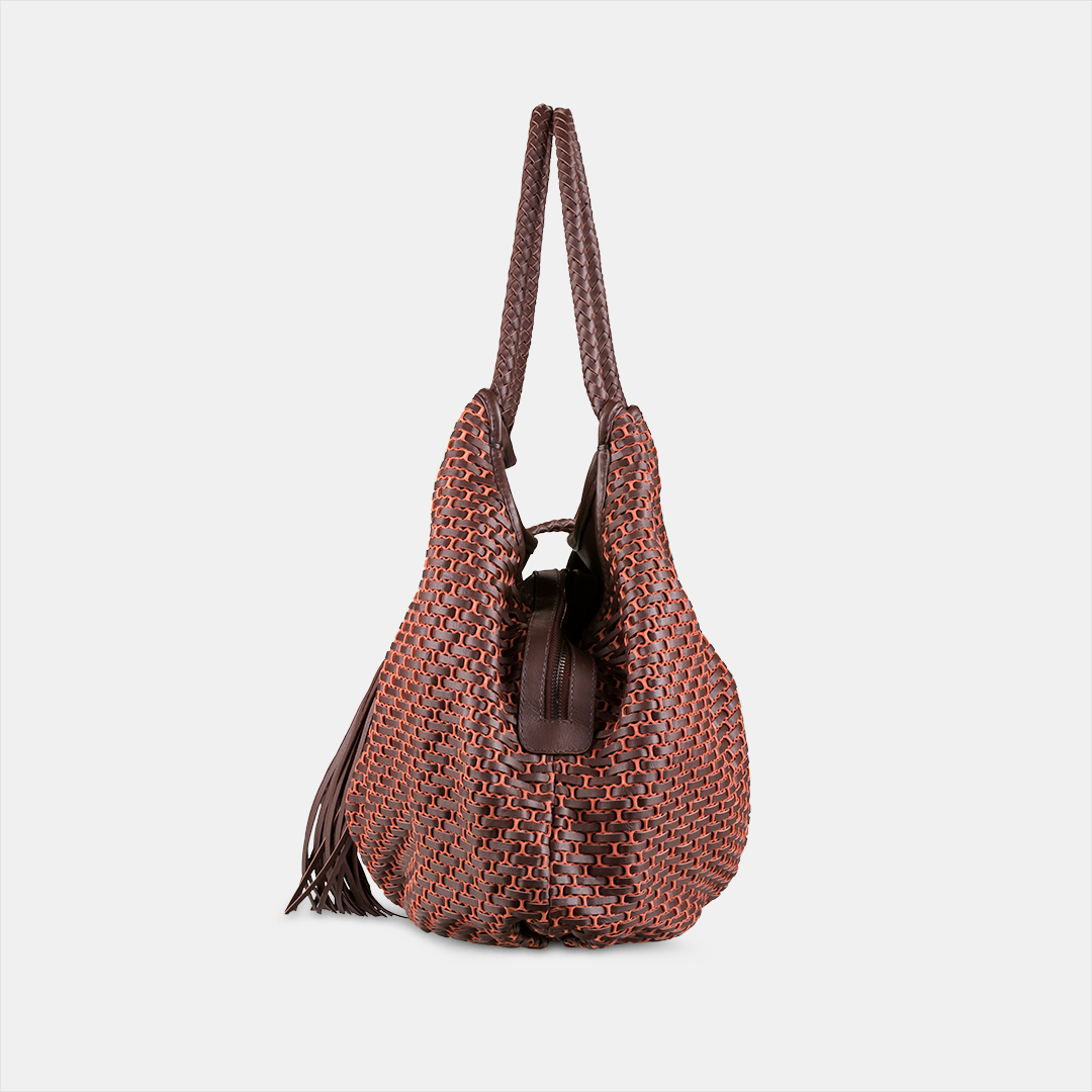 Bolsa Mônica Tressê Marrom