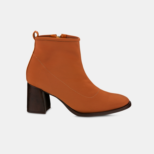 Bota Elastano Salto Alto Terracota