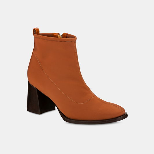 Bota Elastano Salto Alto Terracota