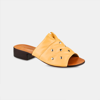 Sandália Flat Capri Amarela