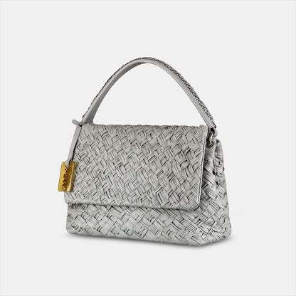 Bolsa Tressê Grande Cinza