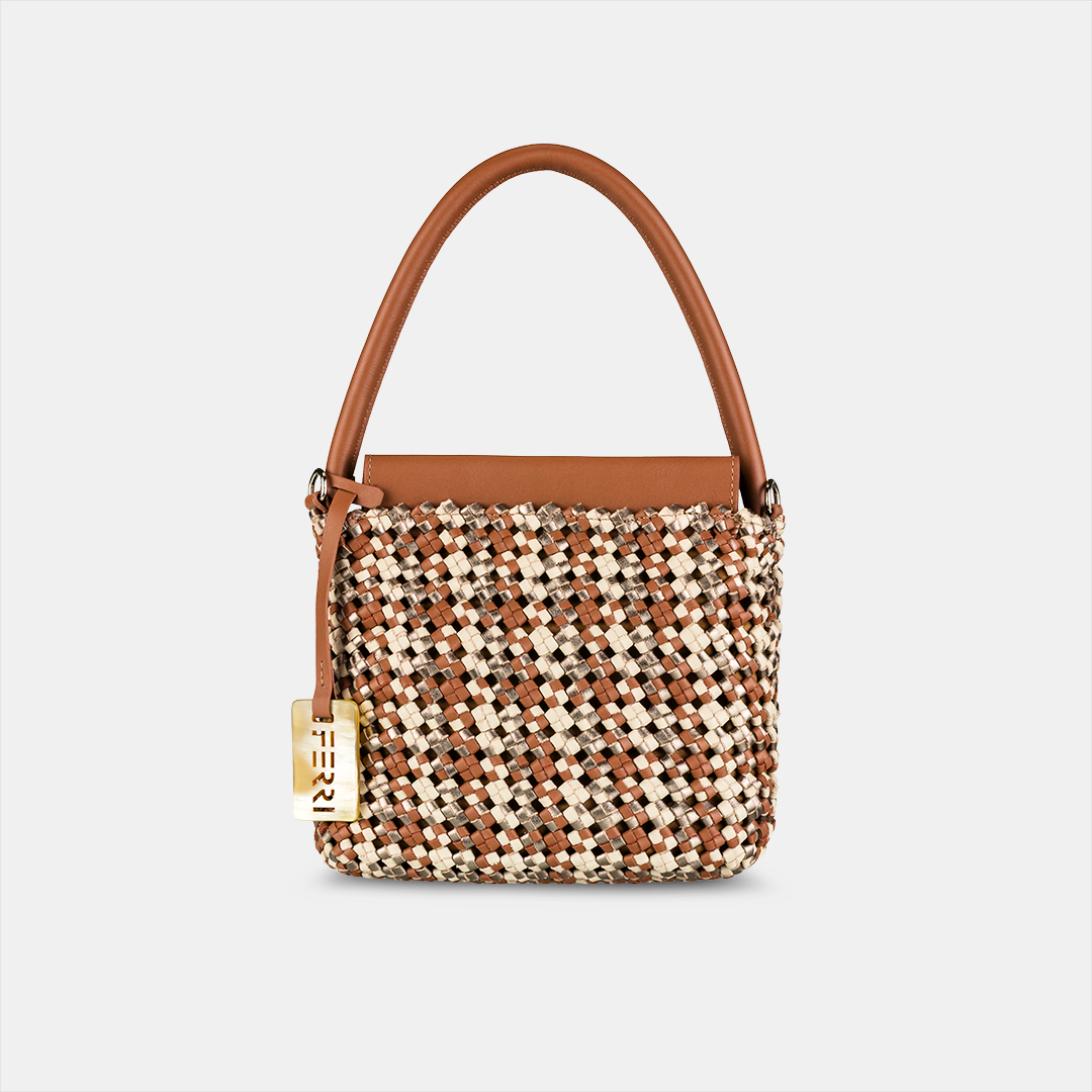 Bolsa Flora Tressê Tricolor