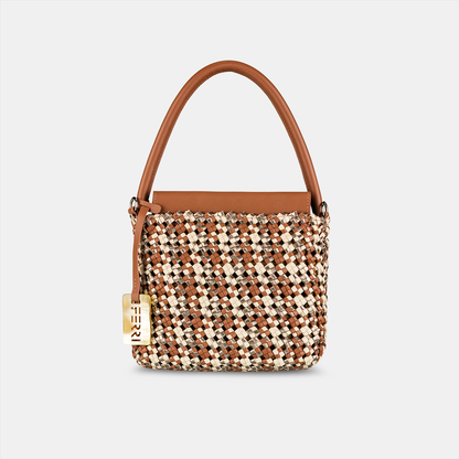 Bolsa Flora Tressê Tricolor