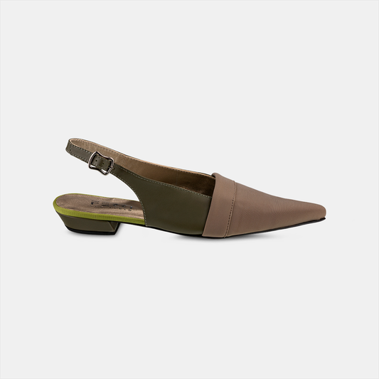 Sling Back Porto Fino Musgo