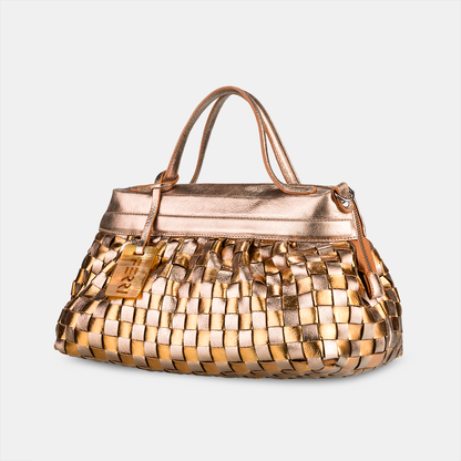 Bolsa Lulu Tressê Metalizado Prata