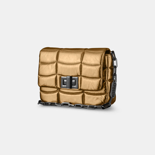 Bolsa Lili Metalizada Ouro