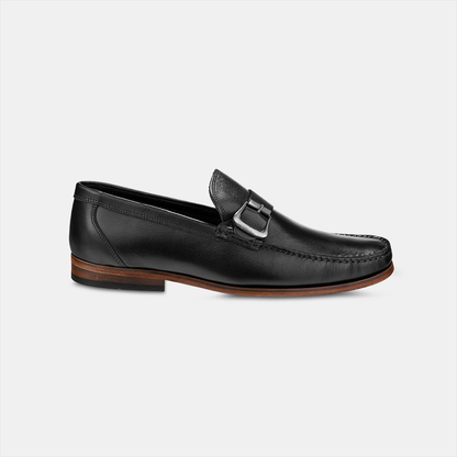 Mocassim Argentino Couro Preto